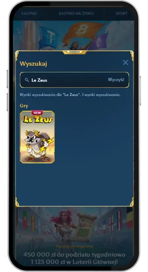 Znajdź i uruchom Le Zeus